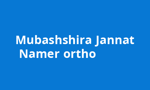 Mubashshira Jannat