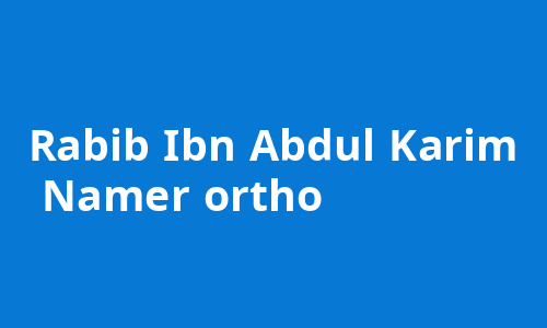 Rabib Ibn Abdul Karim
