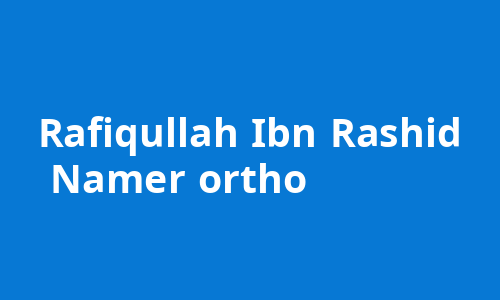 Rafiqullah Ibn Rashid