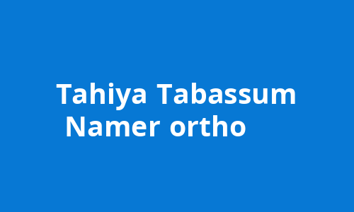 Tahiya Tabassum