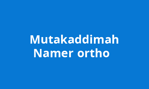 Mutakaddimah